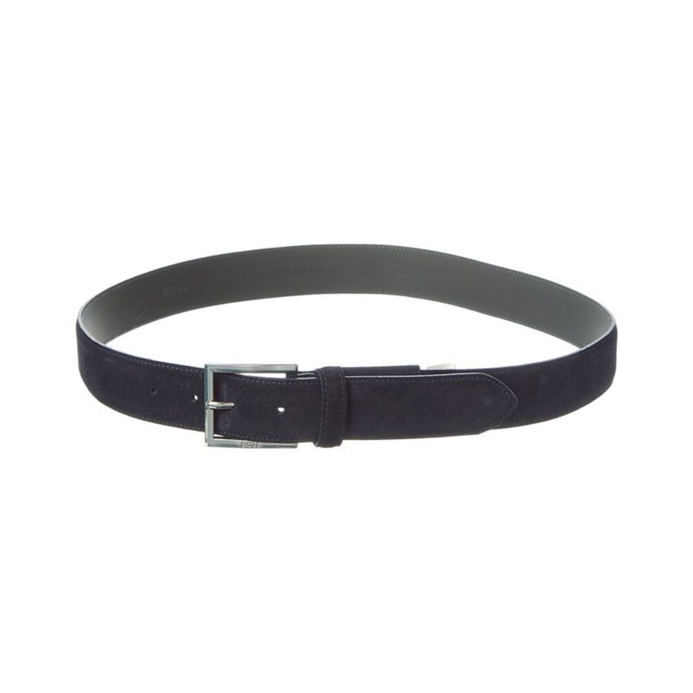 Hugo Boss Dressletic Leather Belt, Blue
